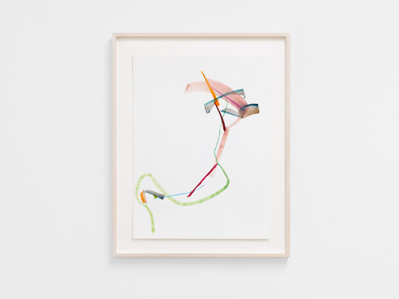 Lofou, 2023 | Wasserfarbe, Ölkreide auf Papier, 48 x 36 cm | Henrik Eiben