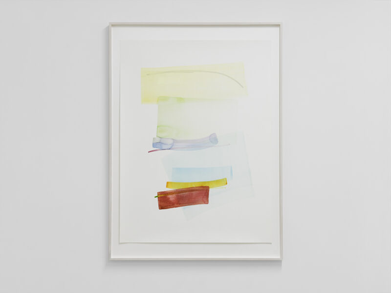 Shifting Stacks, 2018 | Wasserfarbe auf Papier, 88 x 65,5 cm | Henrik Eiben